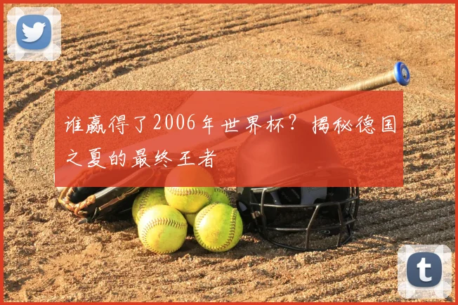 谁赢得了2006年世界杯？揭秘德国之夏的最终王者